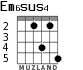 Em6sus4 for guitar - option 4