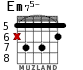 Em75- for guitar - option 6