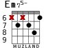 Em75- for guitar - option 7