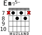 Em75- for guitar - option 8