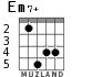 Em7+ for guitar - option 2