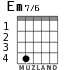 Em7/6 for guitar - option 2