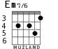 Em7/6 for guitar - option 3