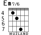 Em7/6 for guitar - option 5
