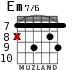 Em7/6 for guitar - option 7