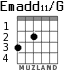 Emadd11/G for guitar