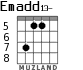 Emadd13- for guitar - option 5