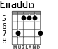 Emadd13- for guitar - option 6