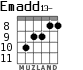Emadd13- for guitar - option 9