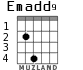 Emadd9 for guitar - option 2
