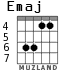 Emaj for guitar - option 3