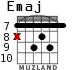 Emaj for guitar - option 5