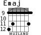 Emaj for guitar - option 6