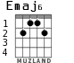 Emaj6 for guitar - option 1