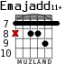 Emajadd11+ for guitar - option 5
