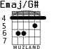 Emaj/G# for guitar - option 3