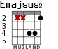 Emajsus2 for guitar - option 2