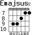 Emajsus2 for guitar - option 6
