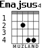 Emajsus4 for guitar - option 2