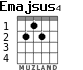 Emajsus4 for guitar - option 3