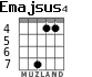 Emajsus4 for guitar - option 4