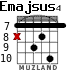 Emajsus4 for guitar - option 6