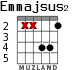 Emmajsus2 for guitar - option 2