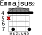 Emmajsus2 for guitar - option 4