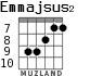 Emmajsus2 for guitar - option 6