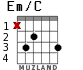 Em/C for guitar - option 2