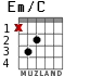 Em/C for guitar