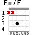 Em/F for guitar - option 2