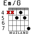 Em/G for guitar - option 5