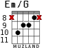 Em/G for guitar - option 6