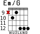 Em/G for guitar - option 7