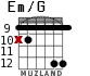 Em/G for guitar - option 8