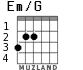 Em/G for guitar - option 1
