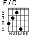 E/C for guitar - option 3