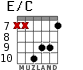 E/C for guitar - option 5