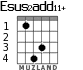 Esus2add11+ for guitar - option 2