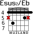 Esus2/Eb for guitar - option 2