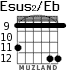 Esus2/Eb for guitar - option 5