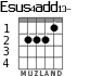 Esus4add13- for guitar - option 2