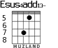 Esus4add13- for guitar - option 3