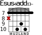 Esus4add13- for guitar - option 5