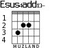Esus4add13- for guitar - option 1