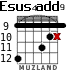 Esus4add9 for guitar - option 7