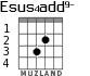 Esus4add9- for guitar - option 2