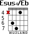 Esus4/Eb for guitar - option 2