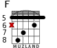 F for guitar - option 5
